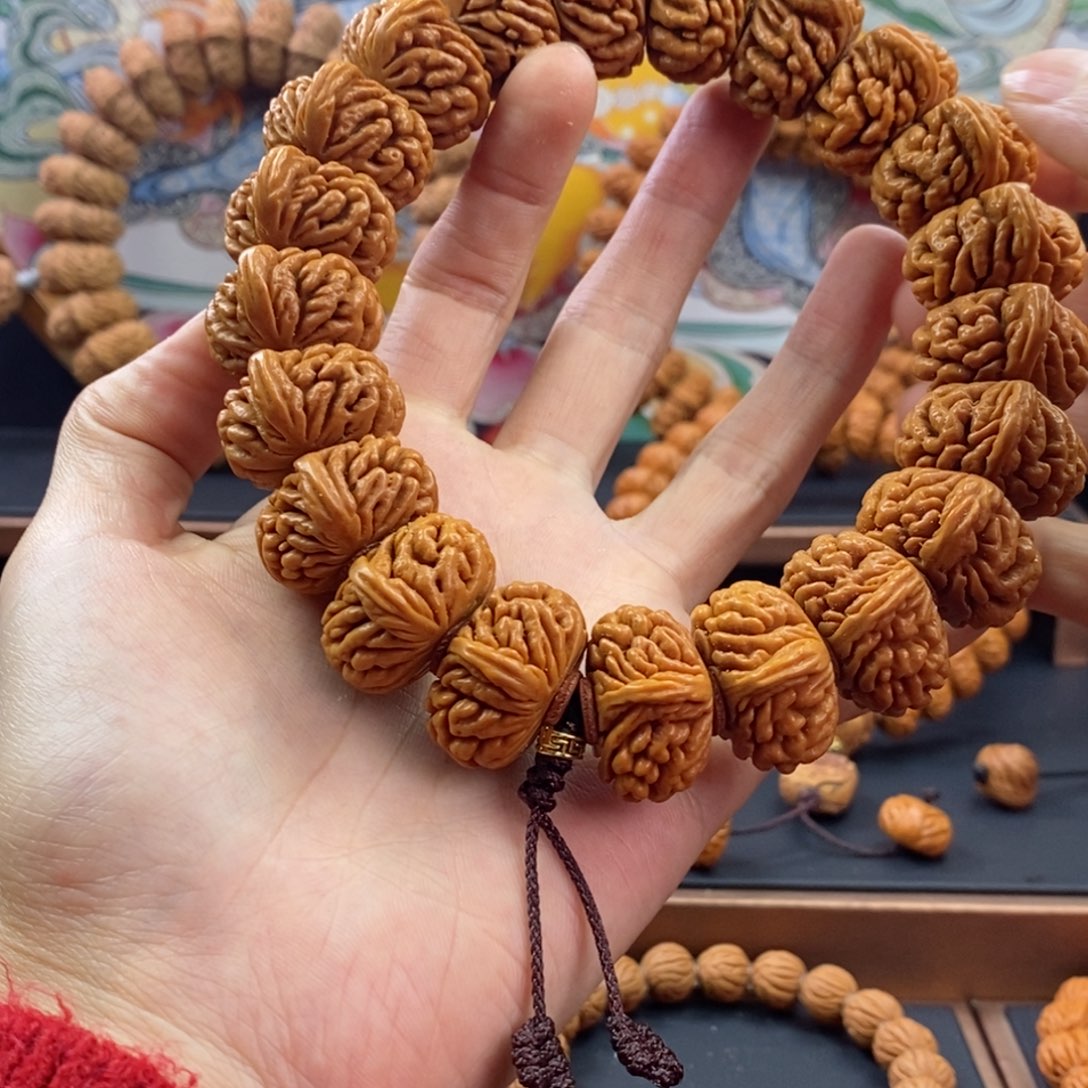 桃核手串龙纹桃核矮刺