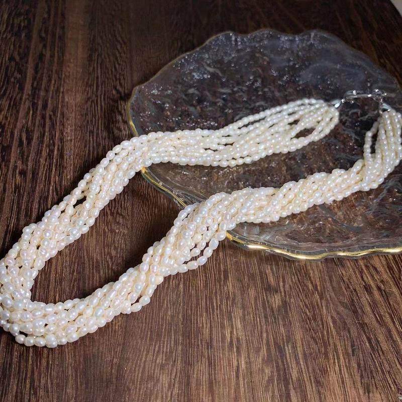 【香掌柜】淡水珍珠多层项链（发一件）