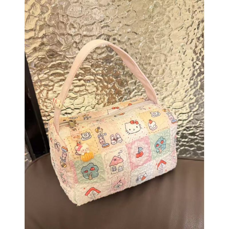 【300】大容量便携式卡通猫咪化妆洗漱手提包