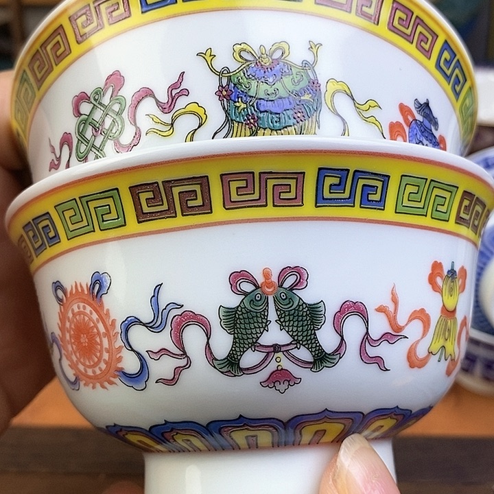 景德镇陶瓷藏式茶碗