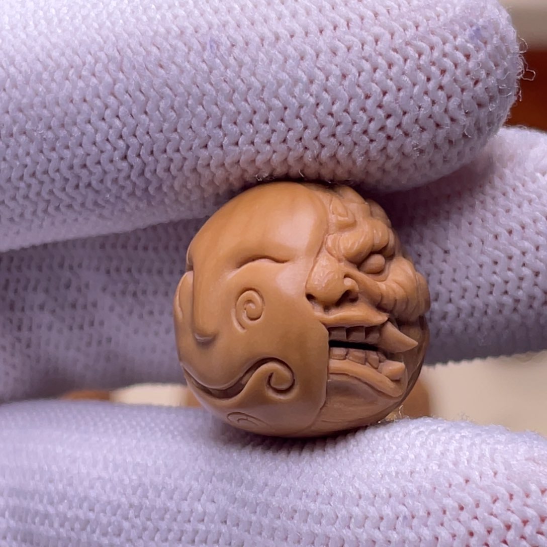 猴头核桃吊坠鬼面17/18/19