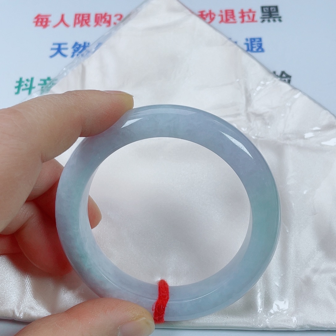 翡翠未镶嵌手镯天然翡翠手镯55.6