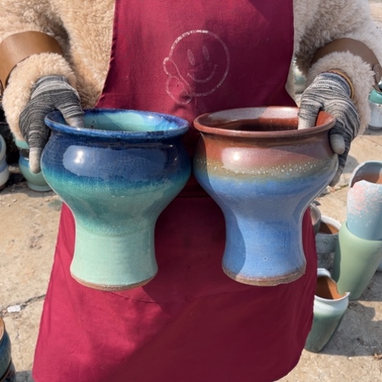 红陶口18高22瑕疵