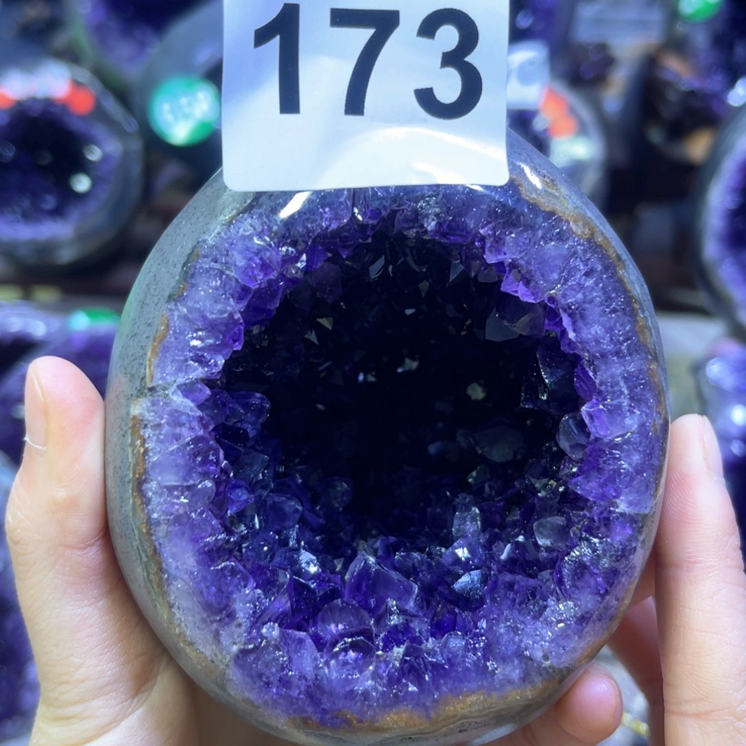 紫晶摆件未镶嵌紫水晶