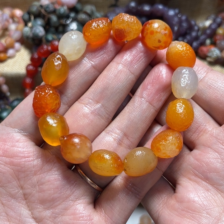 玛瑙/玉髓合金手链