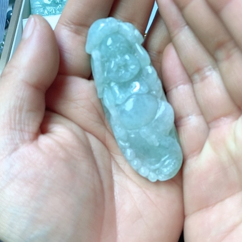 翡翠颈饰未镶嵌天然缅甸翡翠a货