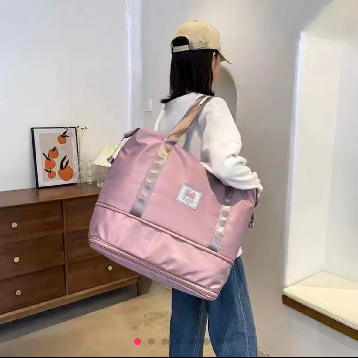 入院待产大容量手提包 搬家旅行出差衣物收纳袋 可折叠收纳