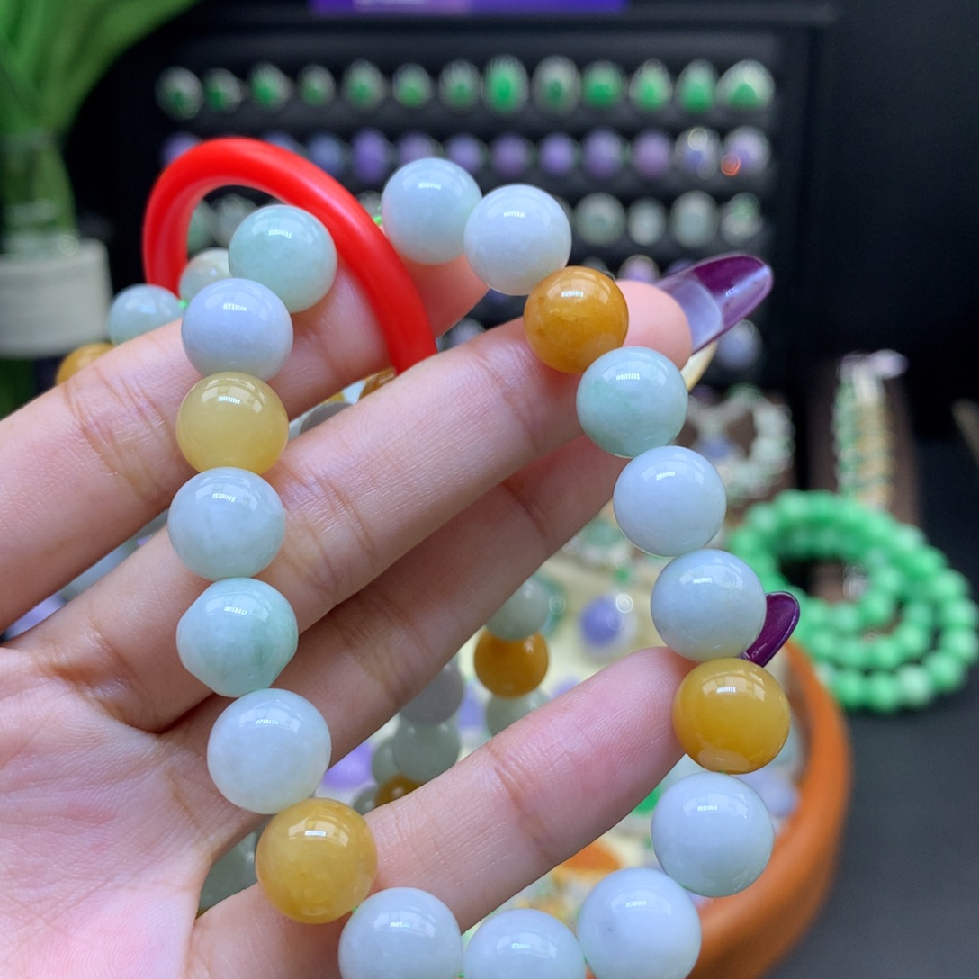 翡翠未镶嵌颈饰天然