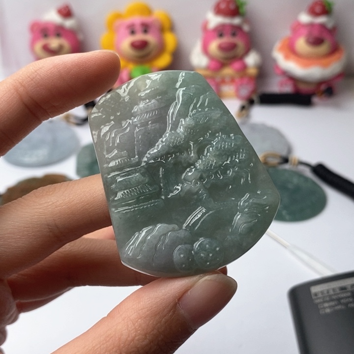 翡翠未镶嵌颈饰翡翠