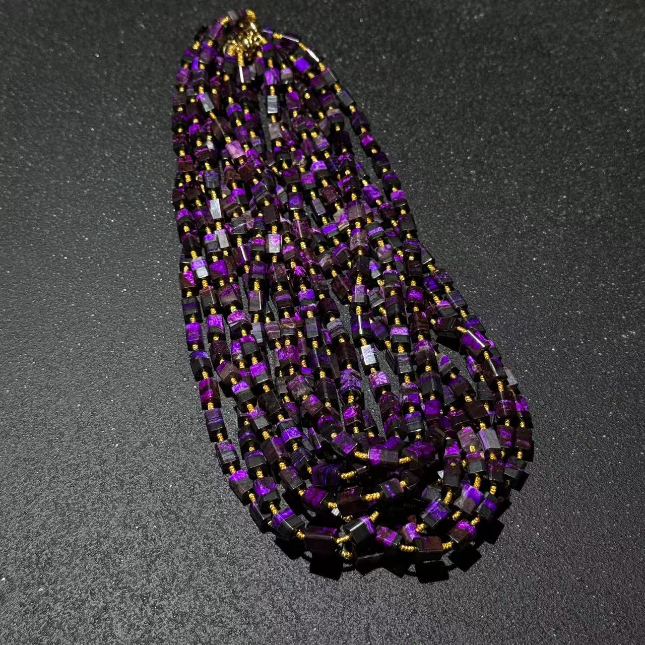 【云禧珠宝】丝绒凝胶紫舒俱来项链DS081506-多样性发其一