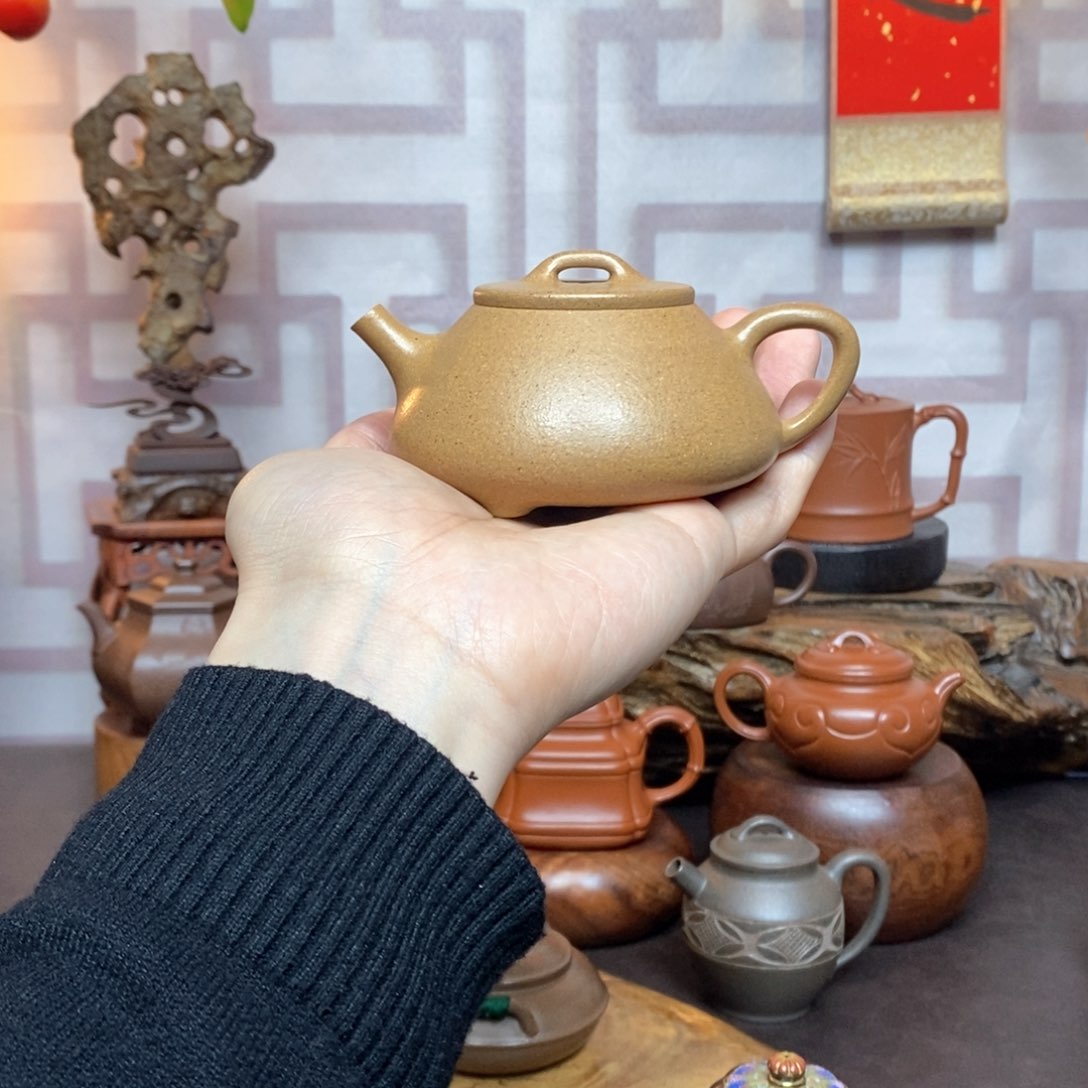 紫砂茶具老段新舟石瓢