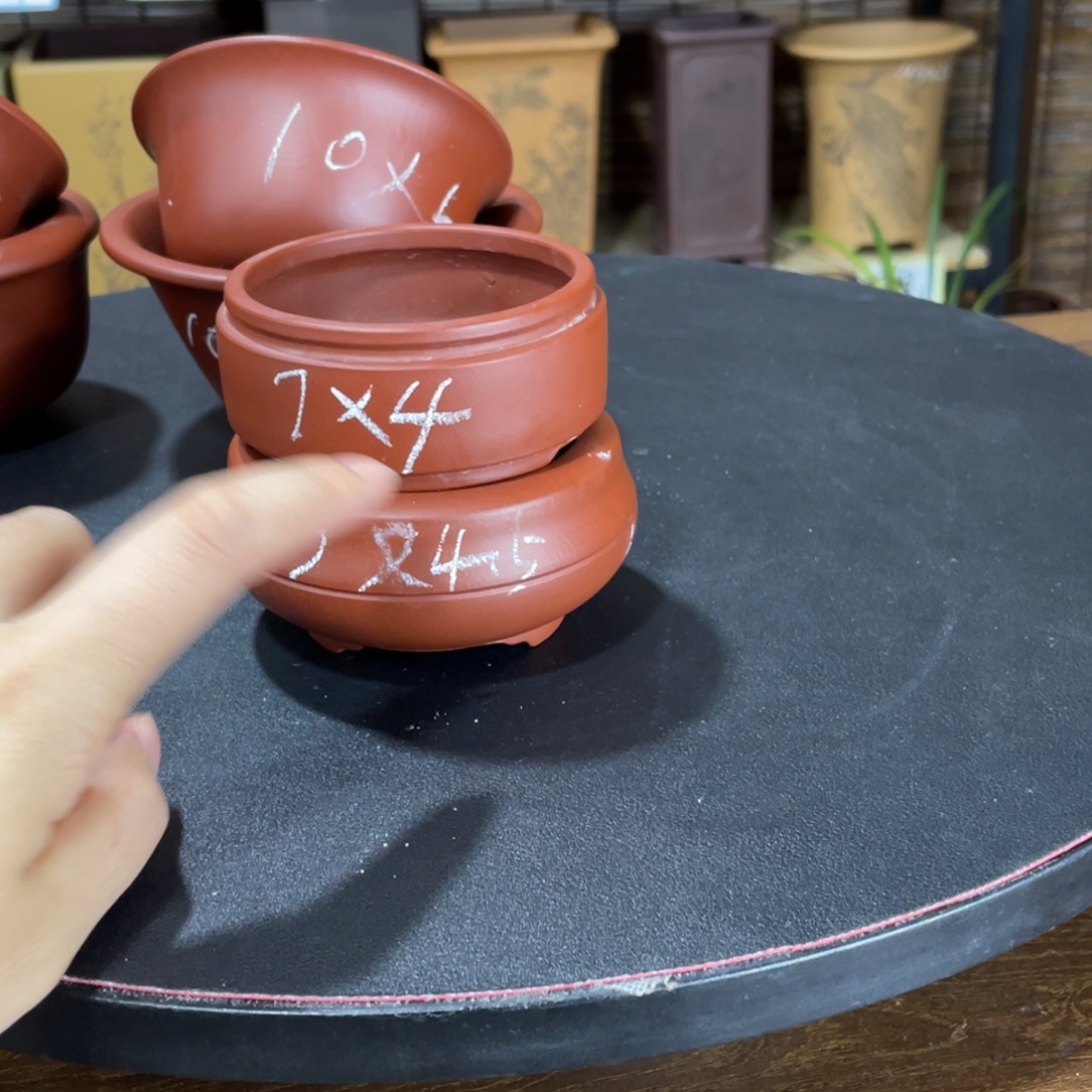 紫砂花盆紫砂器与