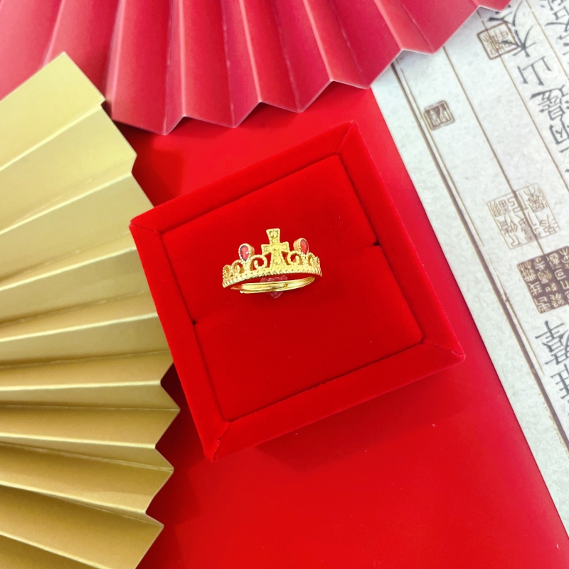 【六六专属】QCJZ216精美时尚百搭皇冠戒指