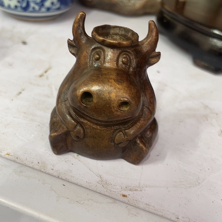 铜中古工艺品摆件