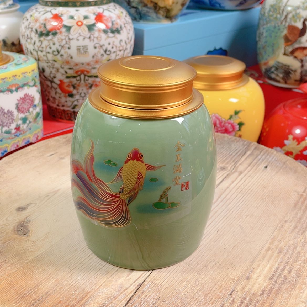 【闪购商品】罐陶瓷茶叶罐密封罐