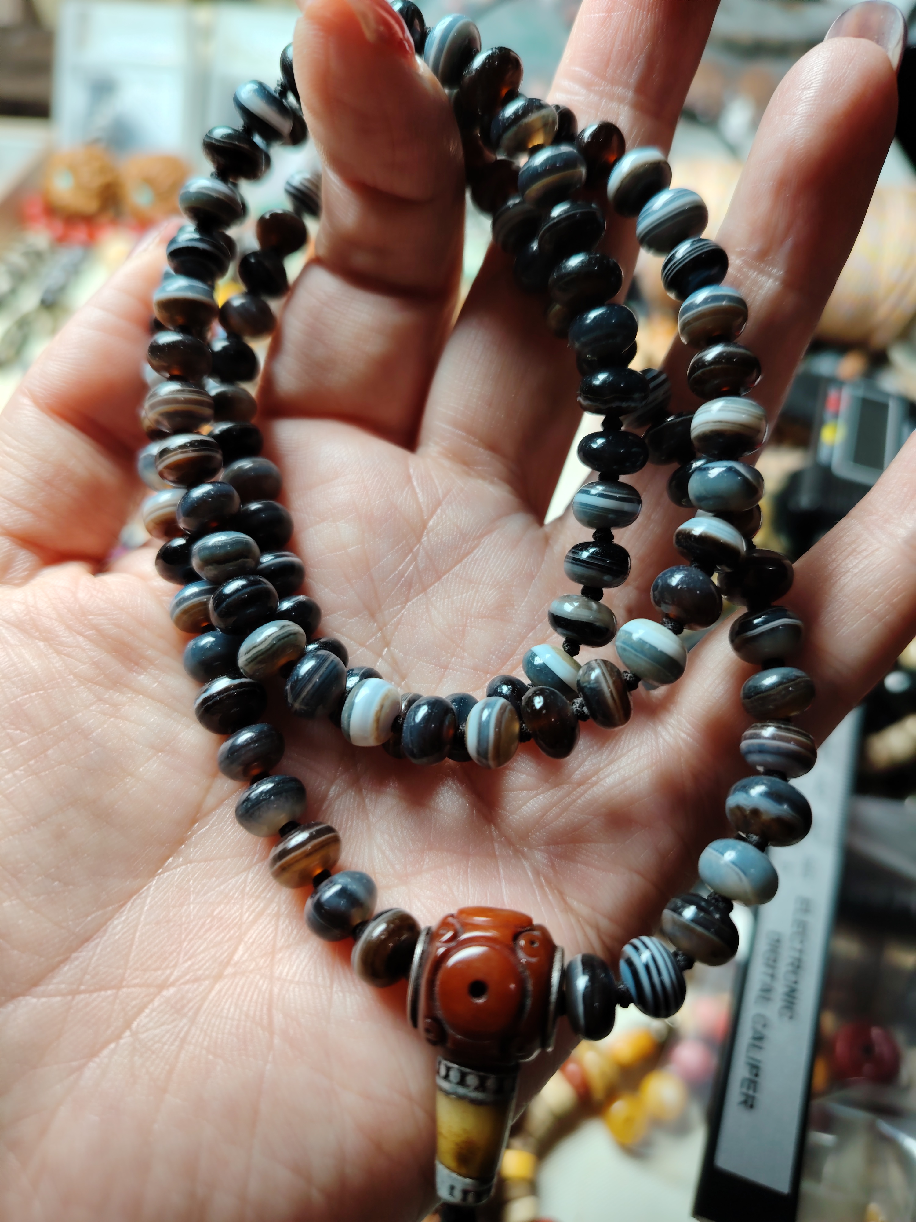 非金属玻璃手链 配饰佩珠单珠佩珠