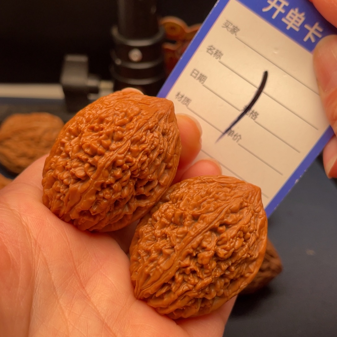 文玩核桃吊坠大蒜头35尺