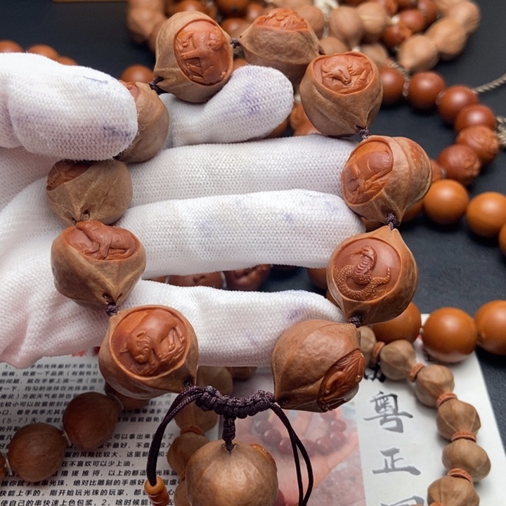 橄榄核手串/手链2.0正宗梅林铁核风景12生肖包衣