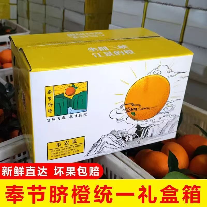 奉节脐橙新鲜现摘多汁香甜果园直发应季水果
