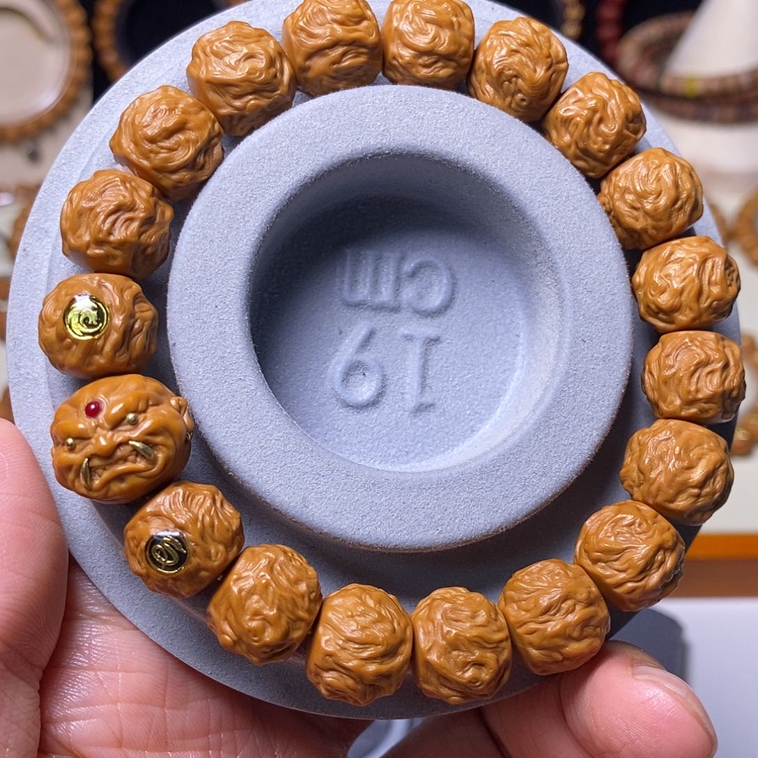 手串猴头核桃恶僧精工龙蛇之变尺寸13+全品