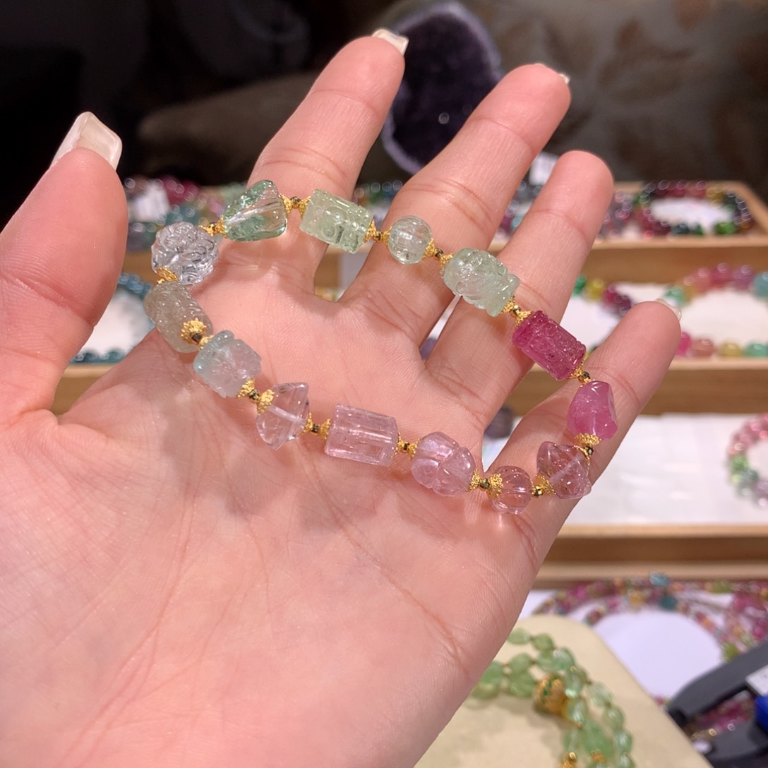 碧玺多样性发货一件未镶嵌G***n