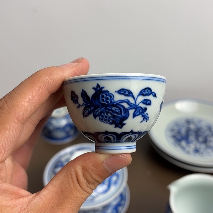 J***.摆件景德镇柴窑杯杯