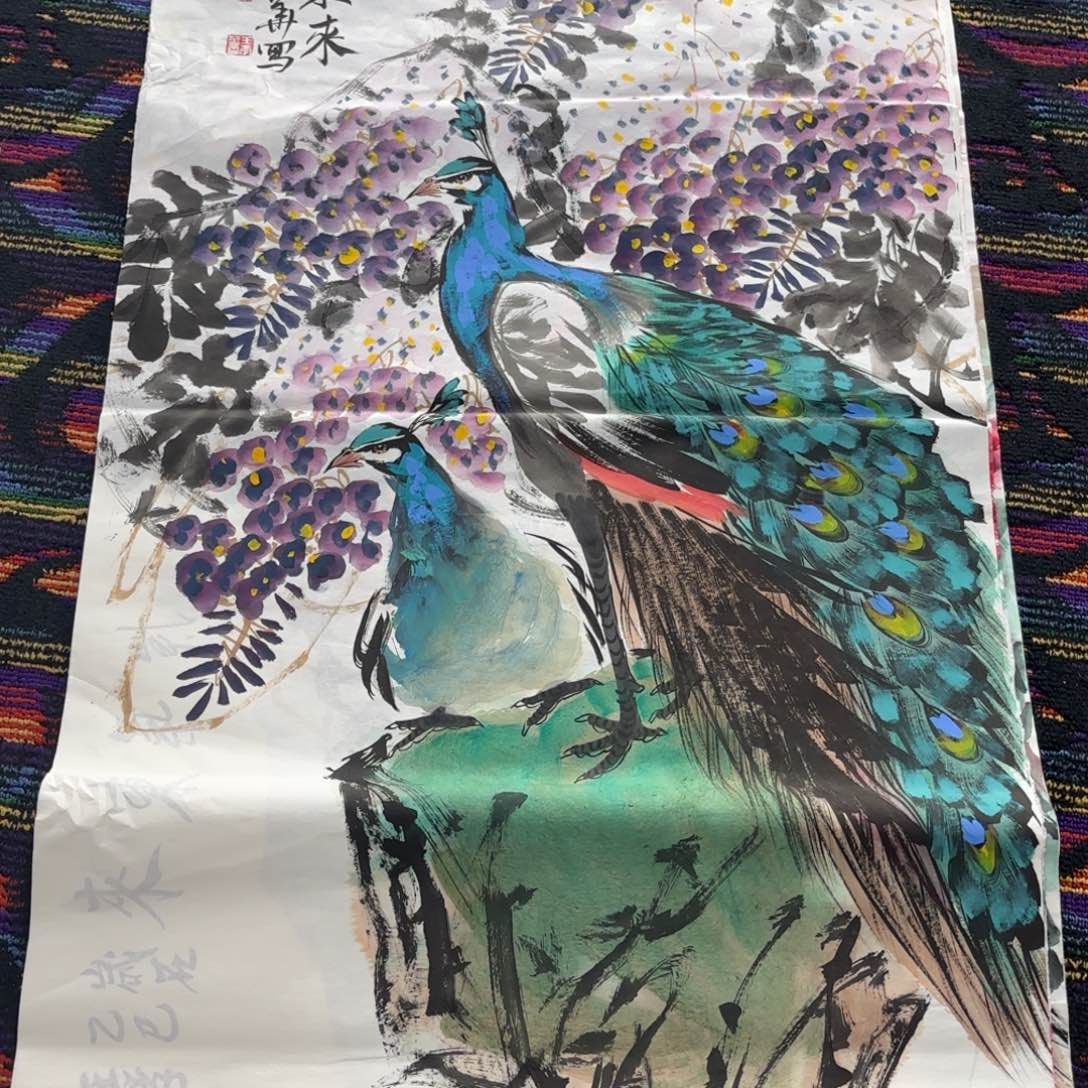 国画王孝华四尺绘画作品 婉