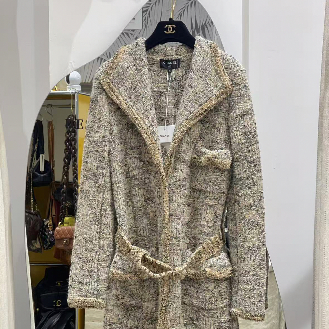 95新 Chanel/香奈儿 20A康鹏街 翻领三口袋外套36码 有备用包 