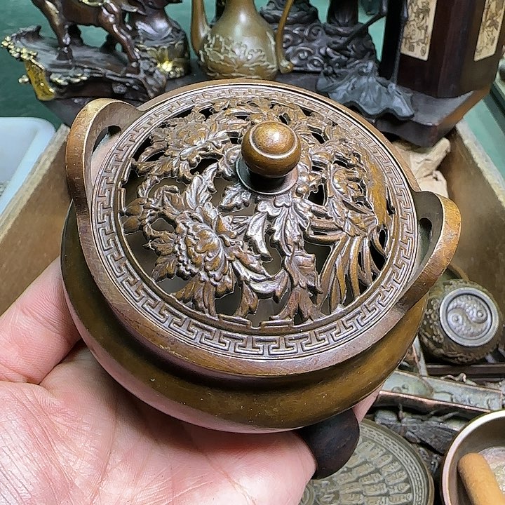 铜器办公室茶室摆件