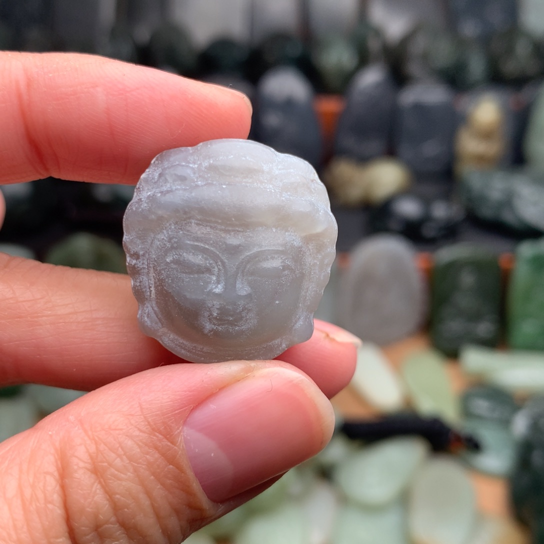 和田玉未镶嵌颈饰挂件25