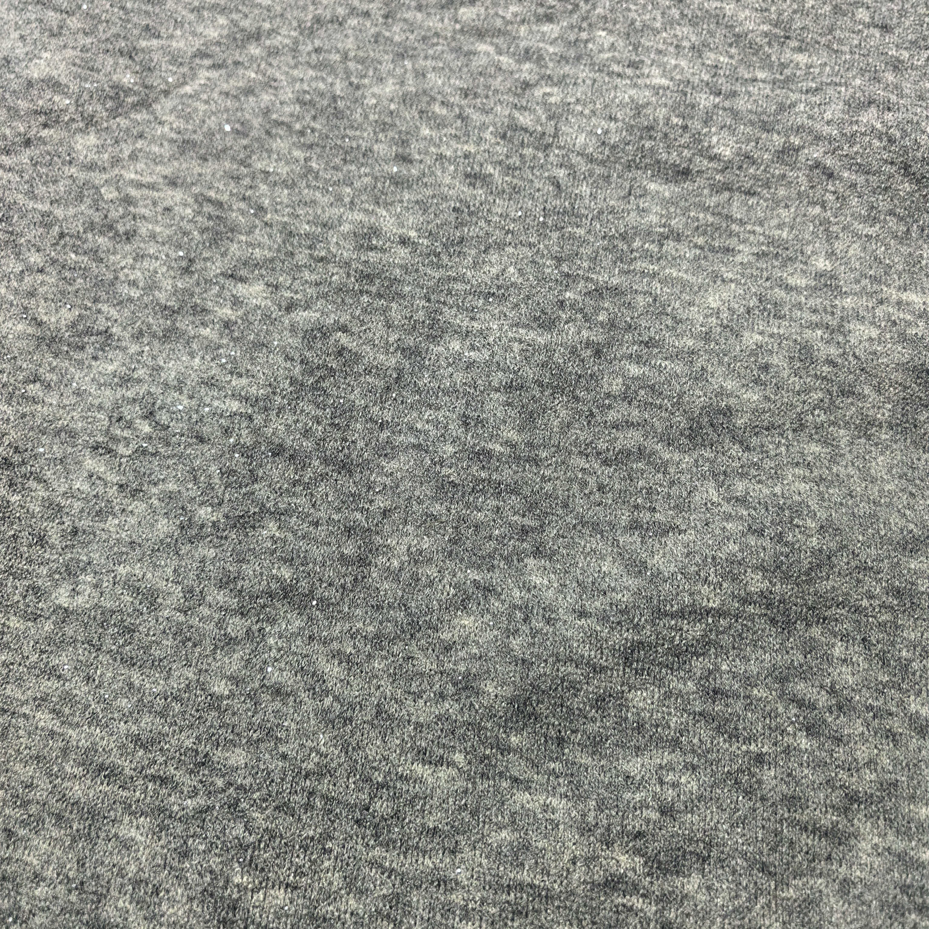 灰色洒金粗针羊绒2米