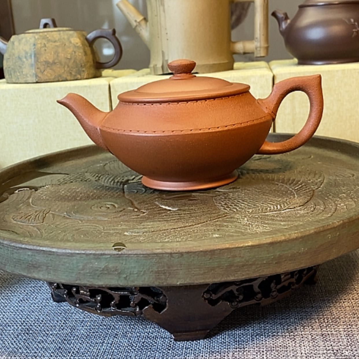 【闪购商品】紫砂茶壶云**轻宜兴紫砂壶收藏