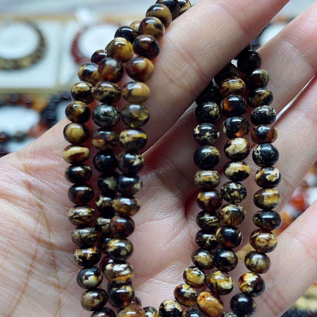 未镶嵌颈饰琥珀琥珀6