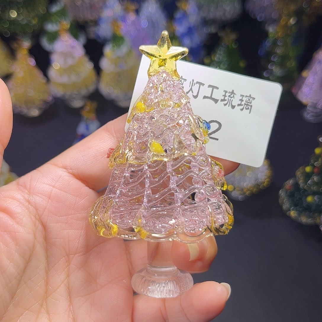 吊坠（不含链）玻璃692圣诞树