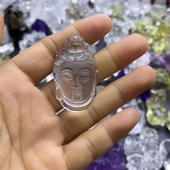 水晶摆件未镶嵌吊坠