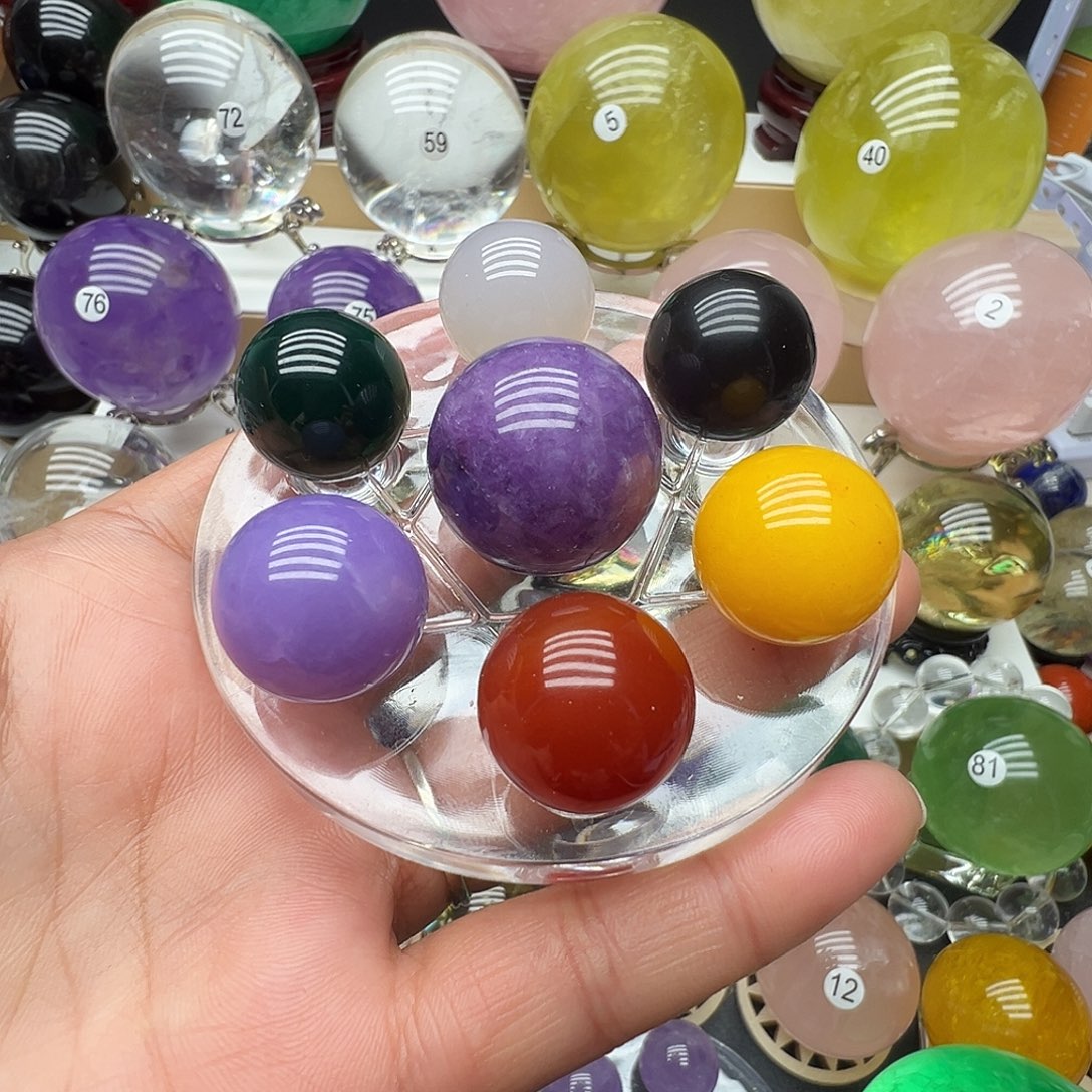 水晶未镶嵌珠宝半成品