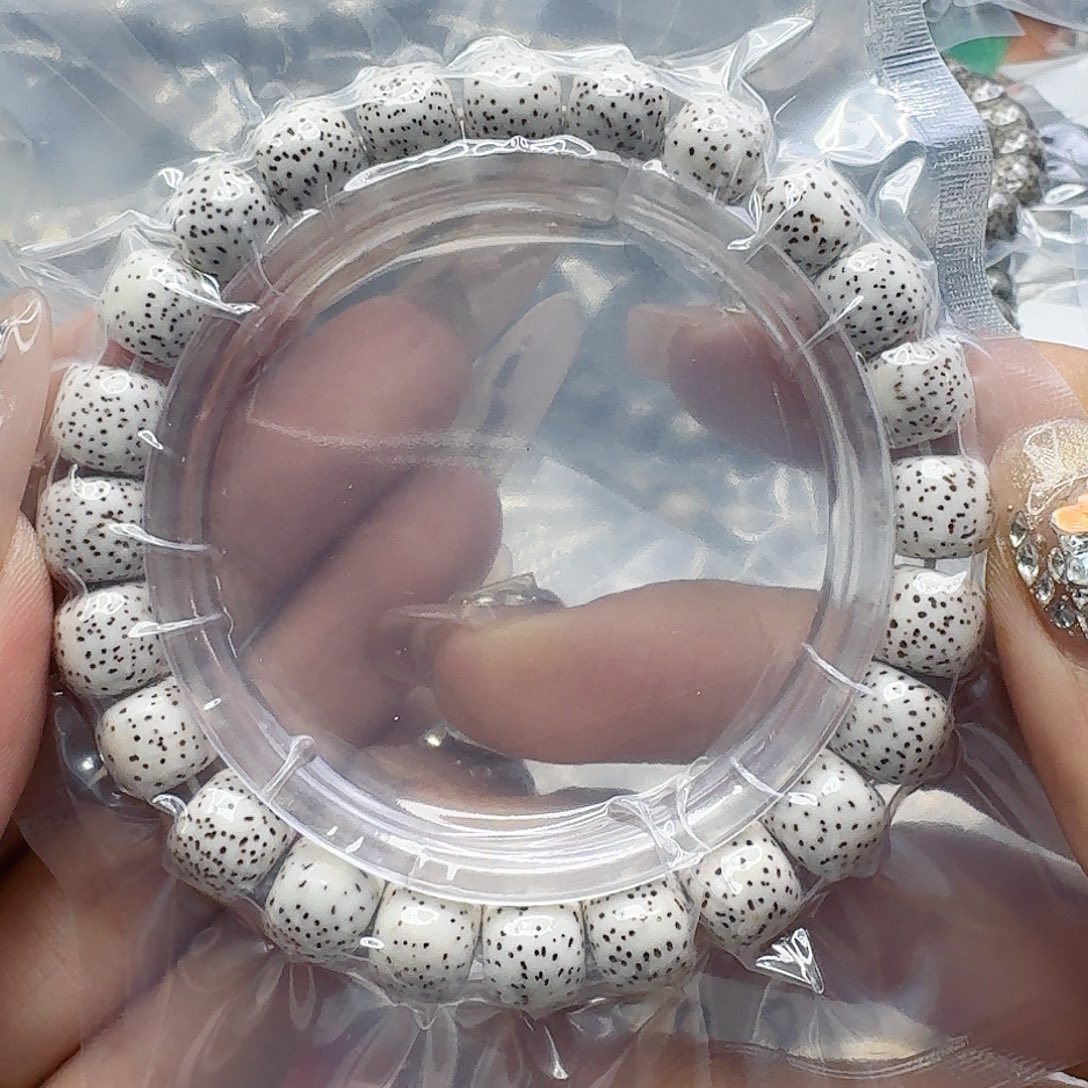 手串龙脊菩提103入门顺白星月菩提9.5桶单圈