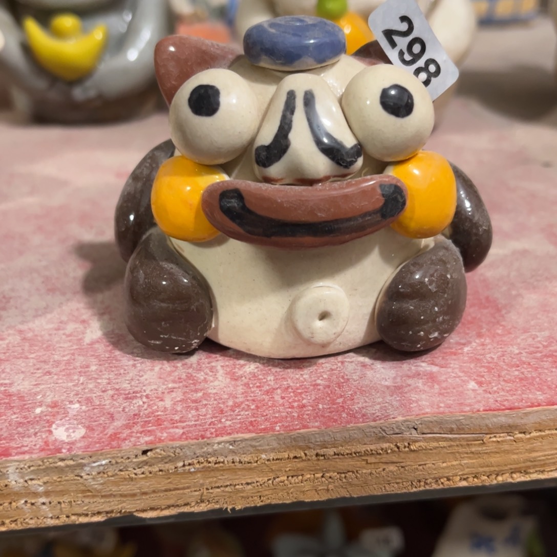 摆件纯手工抽象陶瓷摆件有灰要洗福利298