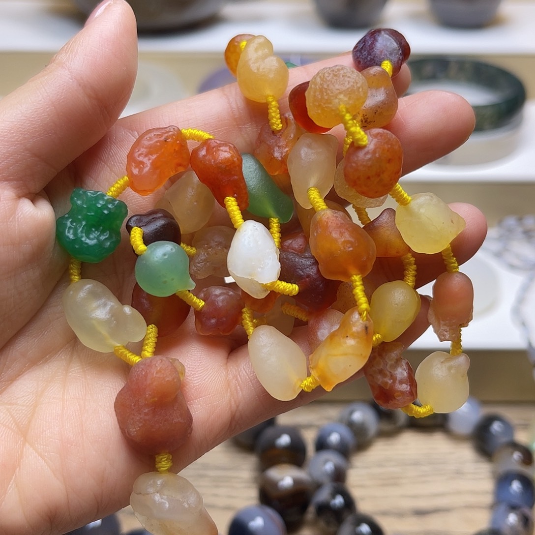 玛瑙/玉髓未镶嵌挂件