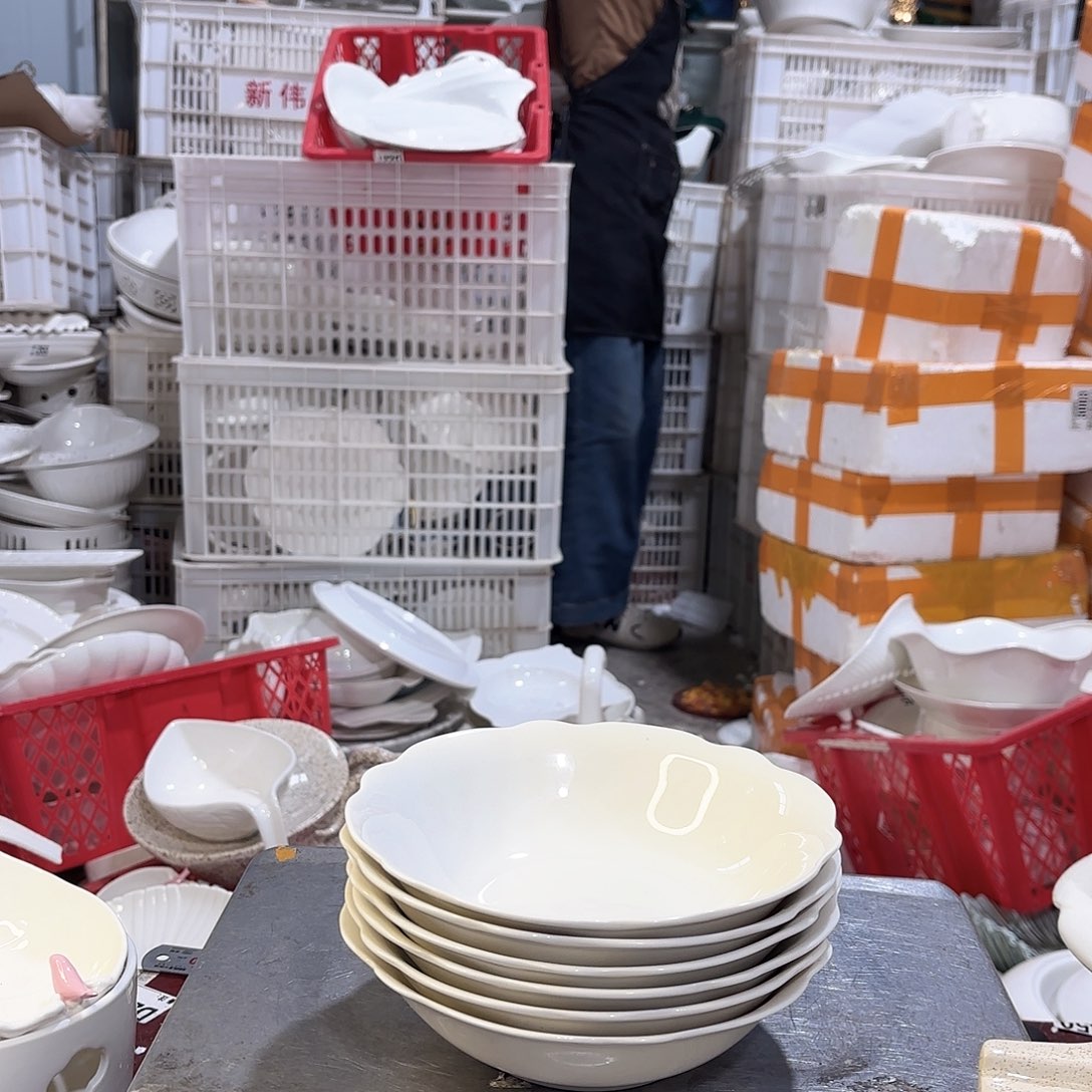 盘微瑕产品………八个面碗