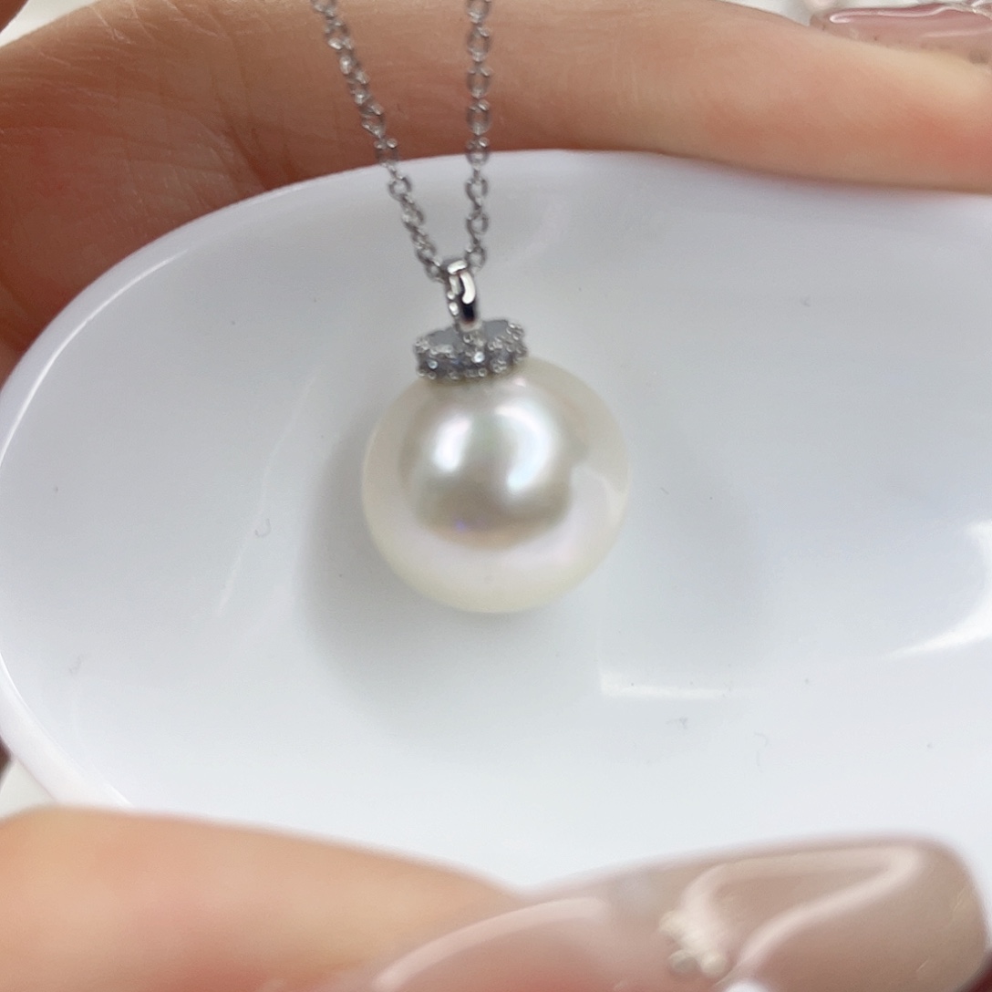 淡水珍珠未镶嵌吊坠(赠链)