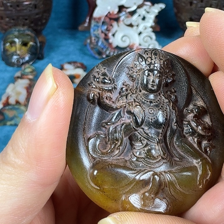 和田玉（糖玉）未镶嵌挂件