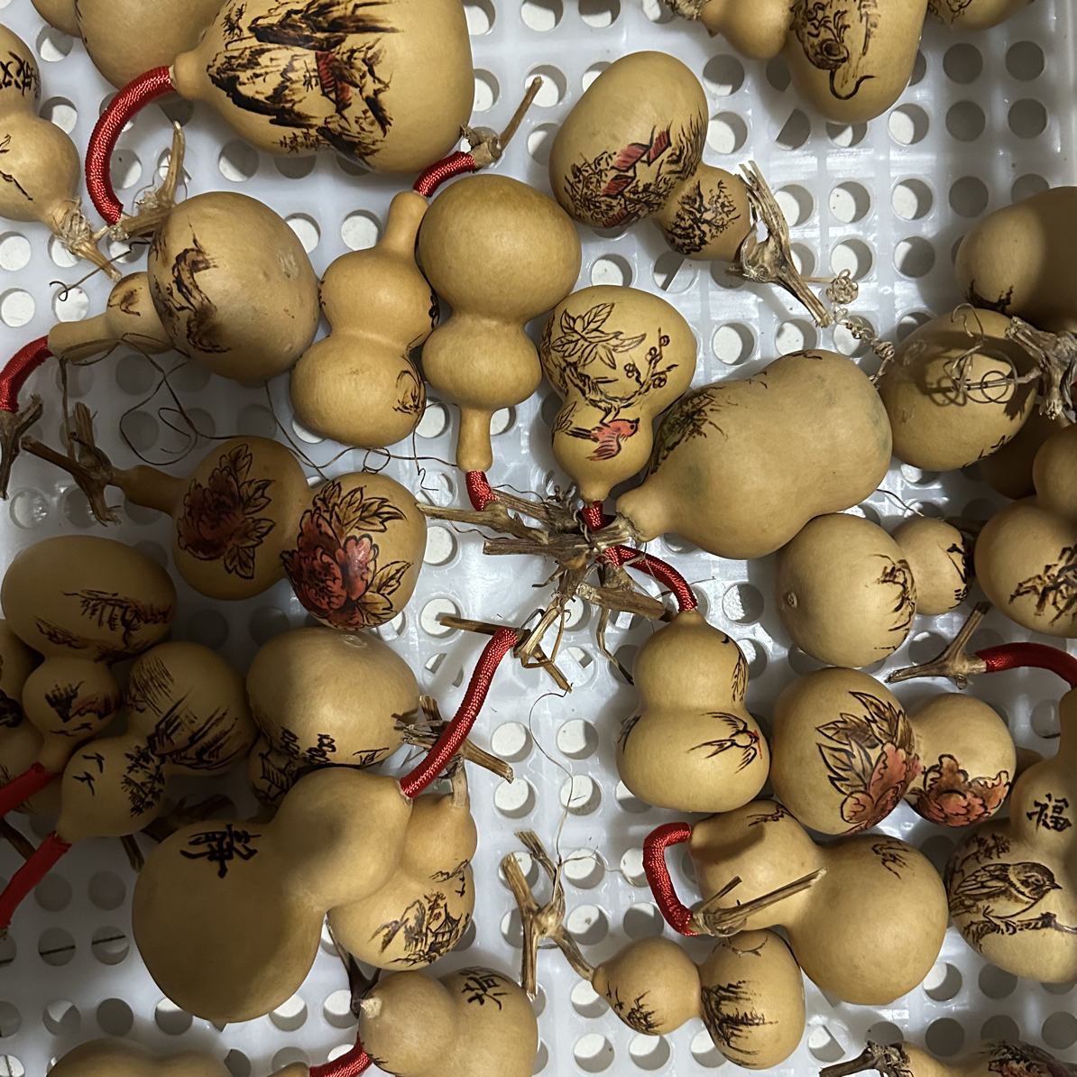 4号链接手工烫画葫芦