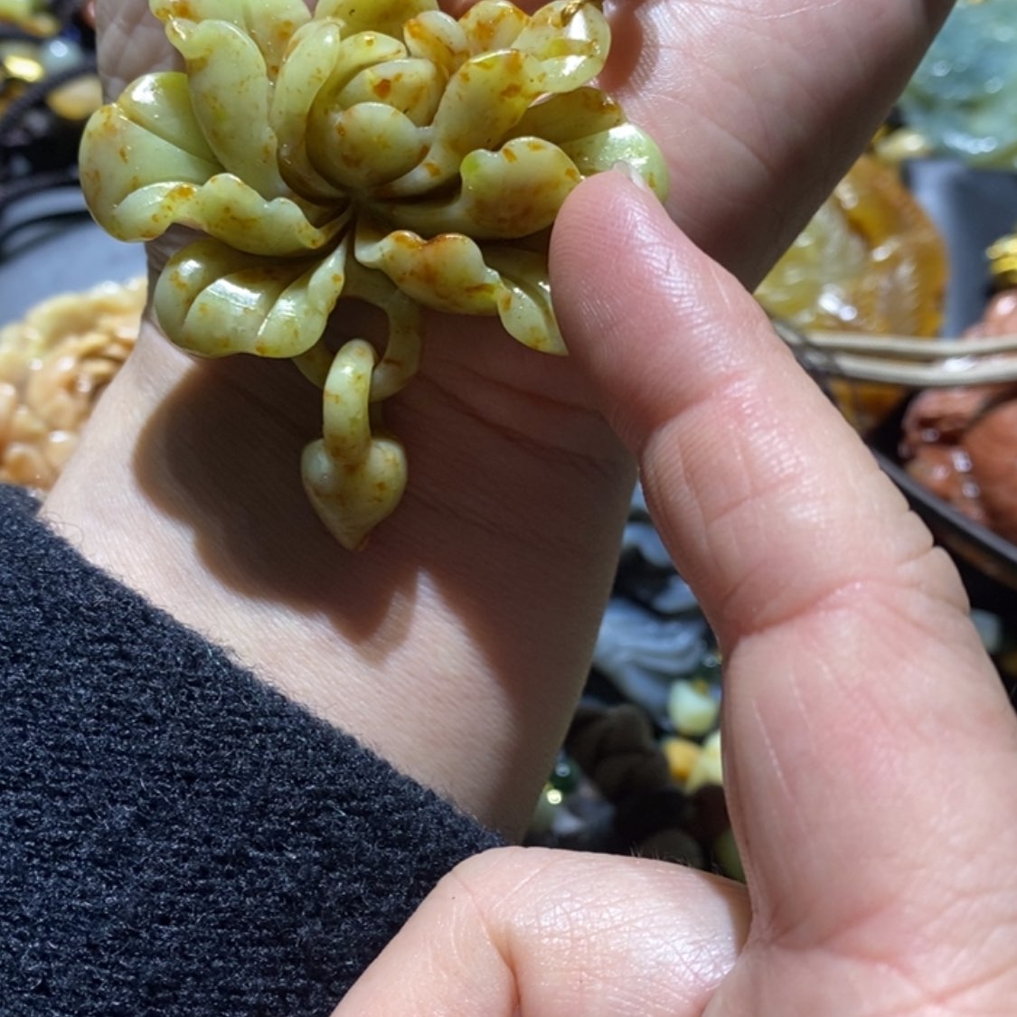 【闪购商品】岫玉毛衣链未镶嵌