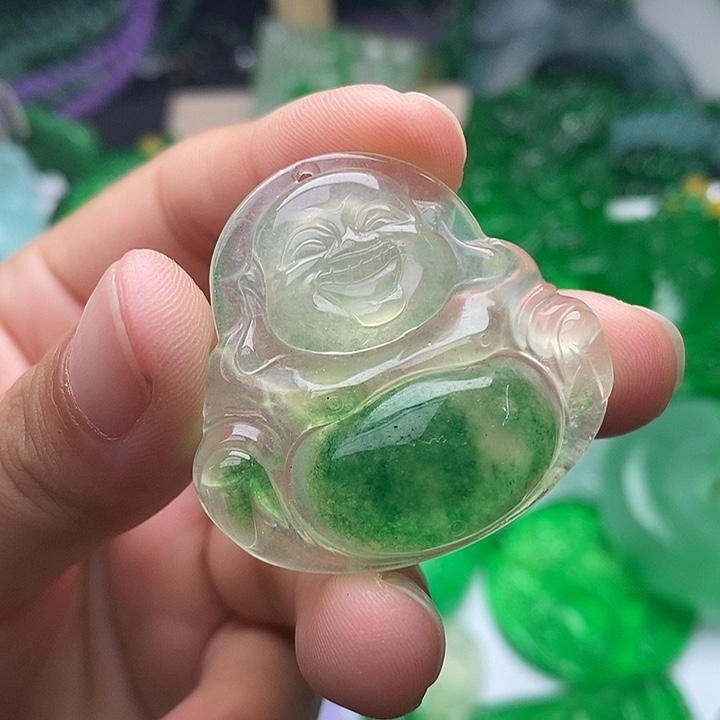 翡翠未镶嵌颈饰所见即所得 237