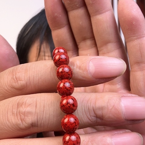 木朱。砂卡0.8晶体手串