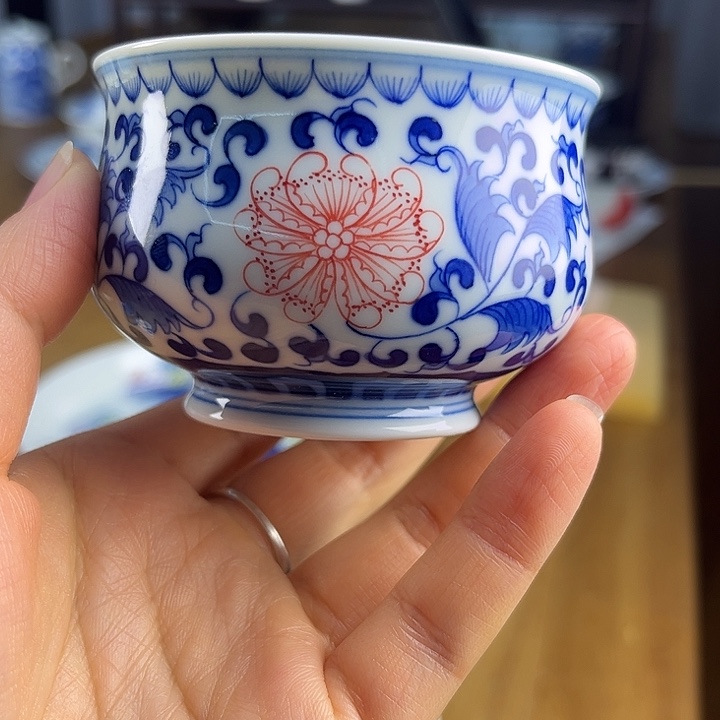 景德镇陶瓷手绘茶具主人杯