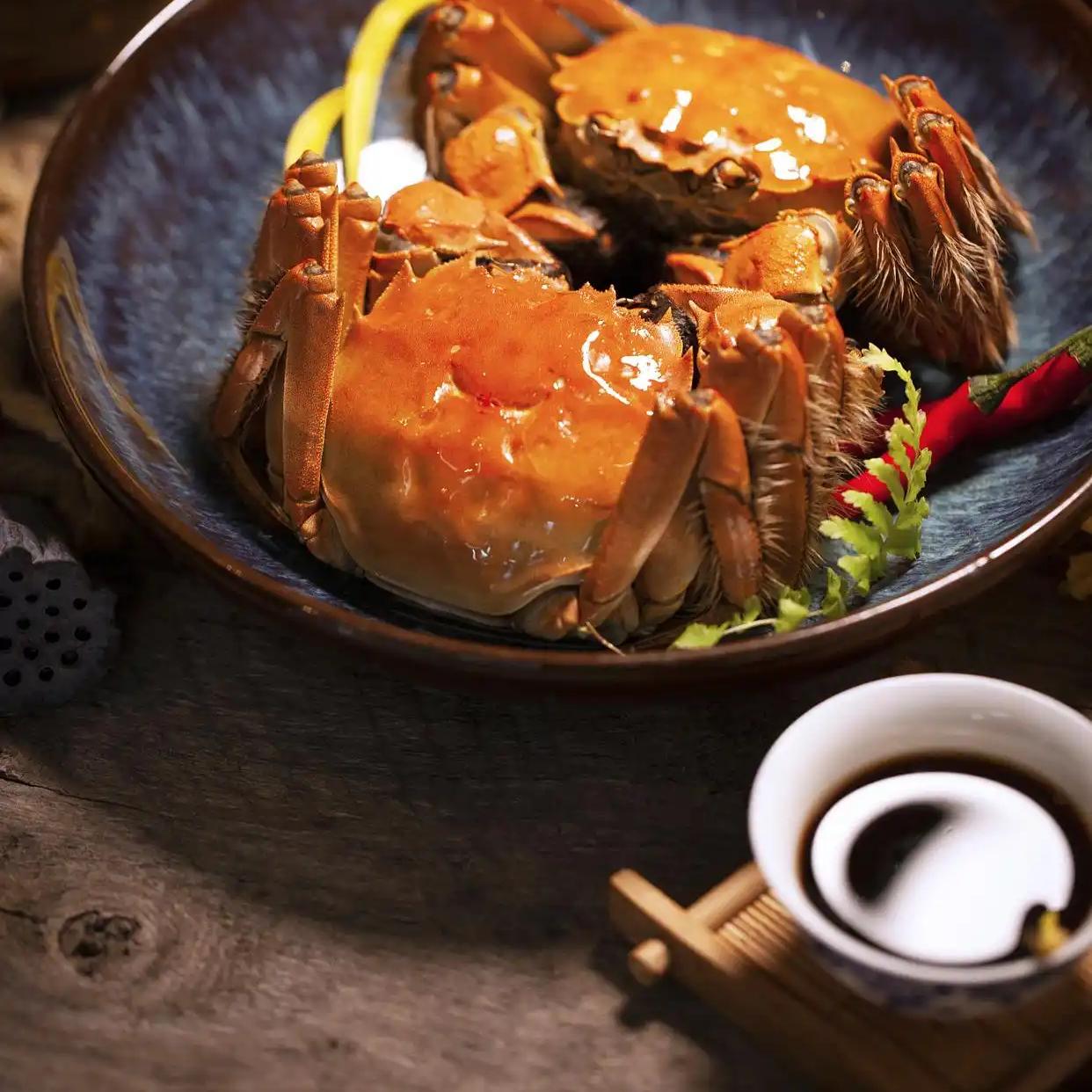  【活蟹现发】精品江苏精品大闸蟹 公蟹6.0-5.7两/只 母蟹5.0-4.7两/只 3对4对5对 顺丰京东冷链