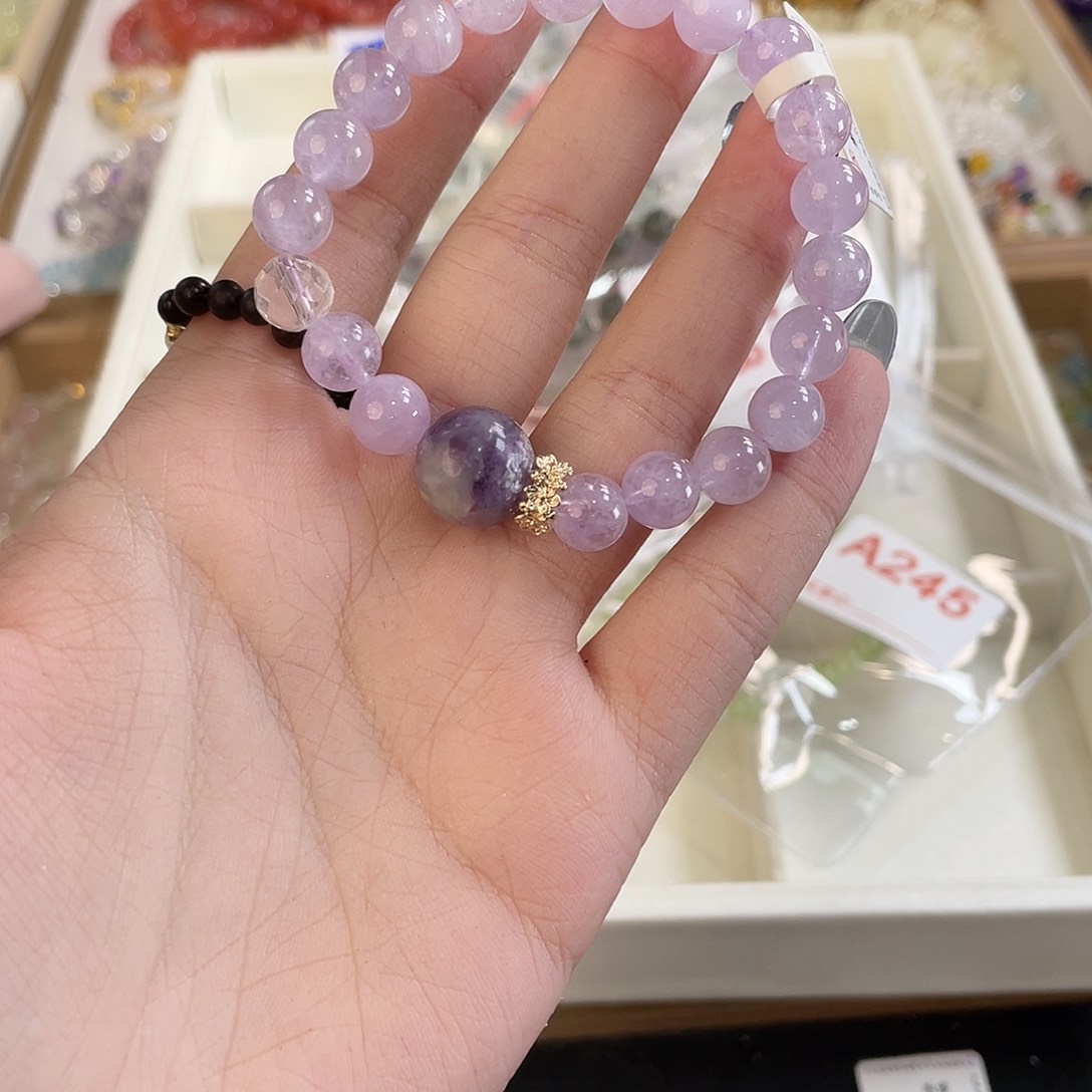 水晶手链未镶嵌多样性发货246