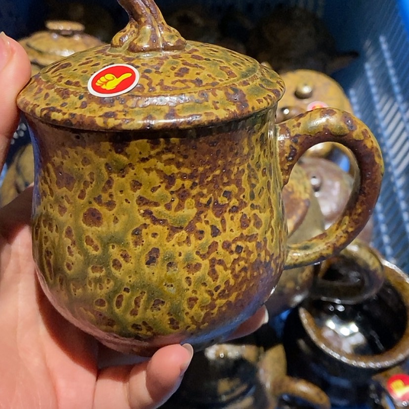 【闪购商品】茶杯紫砂a*安福利沉香瓜扭盖杯